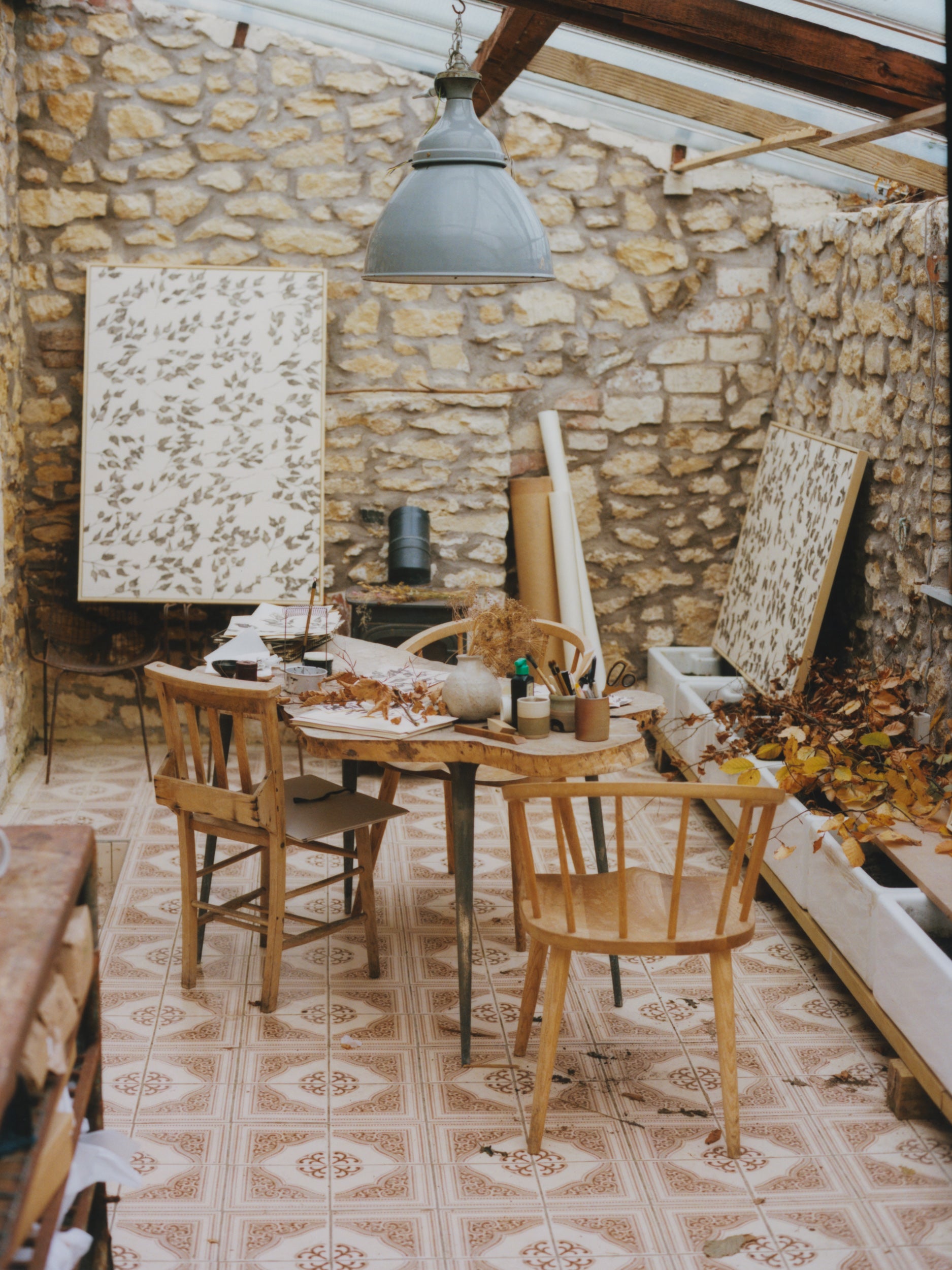 Lucy Auge Artist Studio Somerset 